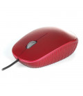 Ratón NGS Flame USB Óptico 1000DPI Rojo