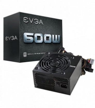 Fuente de alimentación EVGA 600W / Ventilador 12cm/ 80 Plus